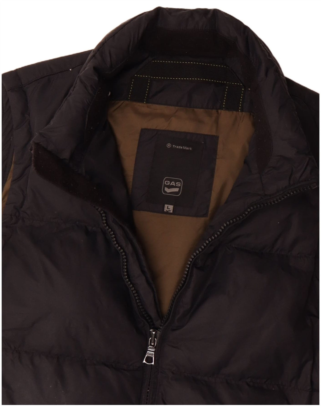 Gilet imbottito da uomo Gas UK 40 grande poliestere nero