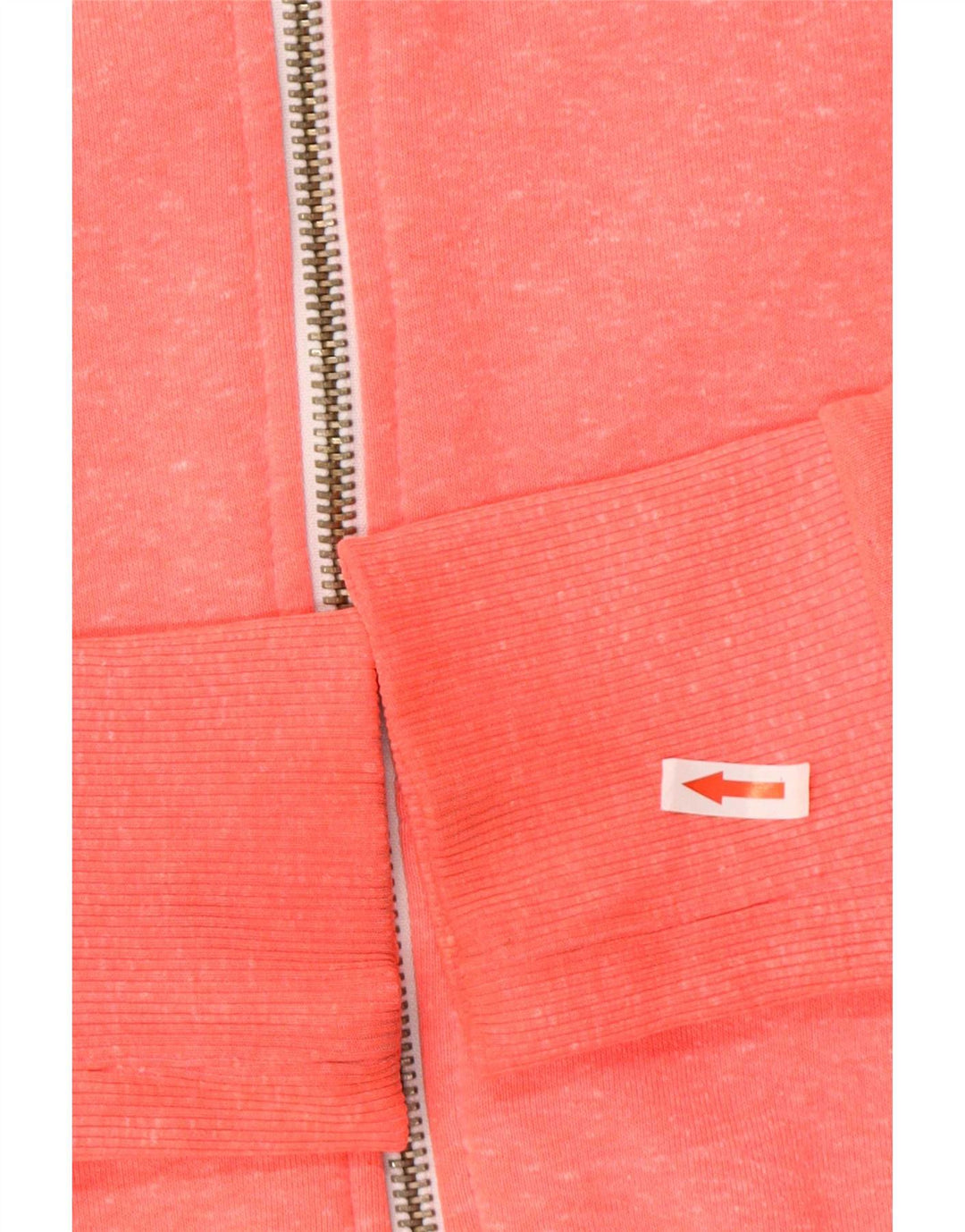 Maglione con cappuccio e zip da donna Superdry UK 16 Large Rosa Poliestere