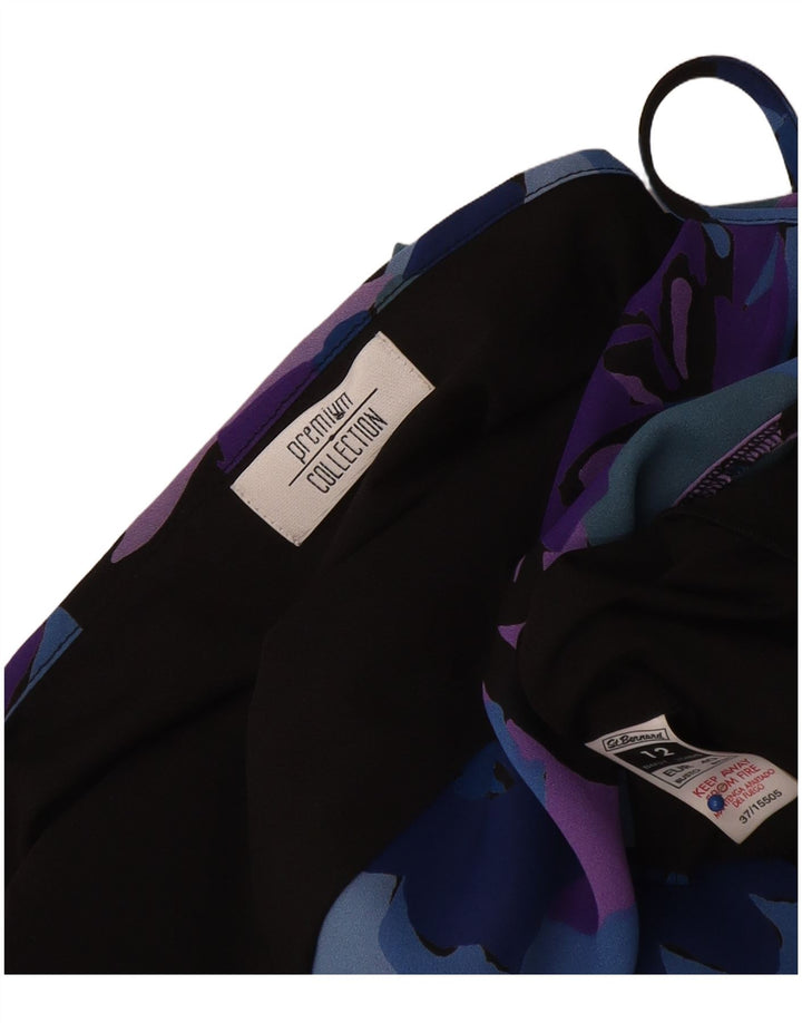 Canottiera corta da donna St. Bernard UK 12 media floreale multicolore