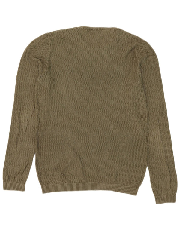 Maglione maglione girocollo da uomo Zara medio kaki