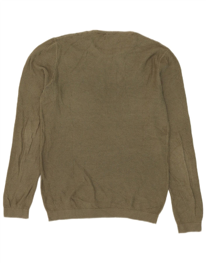 Maglione maglione girocollo da uomo Zara medio kaki