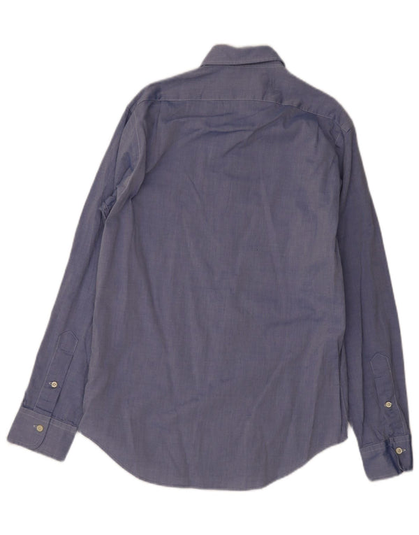 Polo Ralph Lauren Camicia da uomo piccola in cotone blu