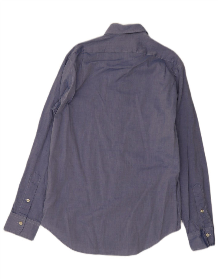 Polo Ralph Lauren Camicia da uomo piccola in cotone blu