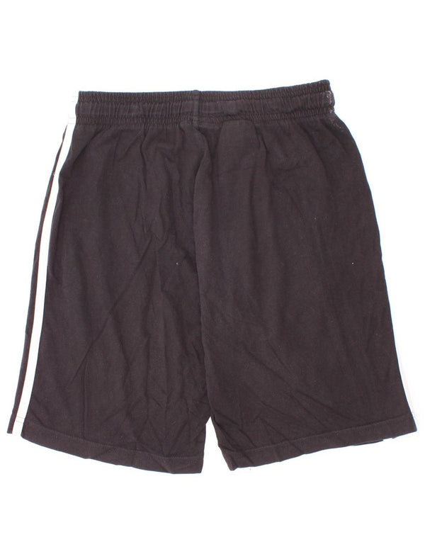 Pantaloncini sportivi Adidas da ragazzo 11-12 anni in cotone nero
