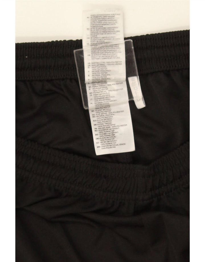 Pantaloncini sportivi Adidas Climalite da uomo grandi in poliestere nero
