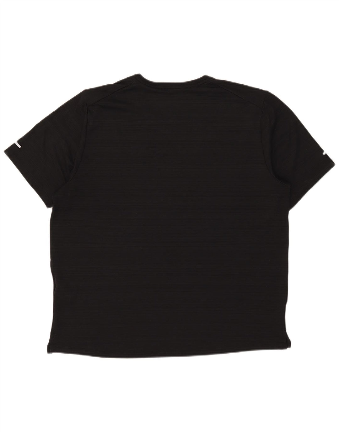 T-shirt Nike Dri Fit da uomo, grande, in poliestere gessato nero