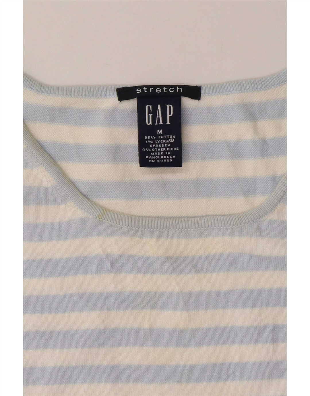 Gap Canottiera da donna Canotta UK 12 Cotone a righe blu medio