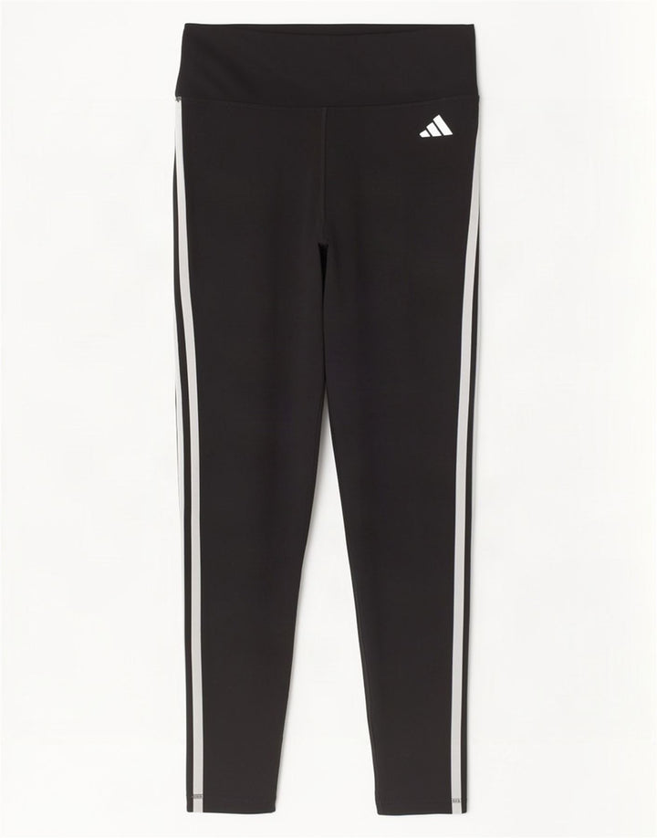 Leggings aderenti Adidas da donna aderenti UK 12/14 poliestere nero medio
