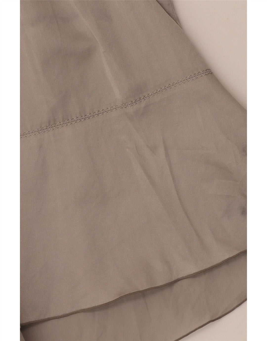 CALVIN KLEIN JEANS Vestito estivo da donna UK 18 XL Seta grigia