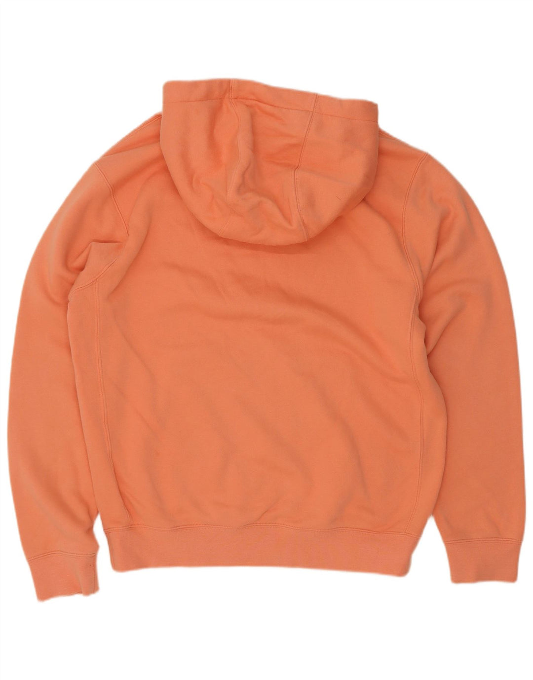 Felpa con cappuccio da uomo Nike Small in cotone arancione