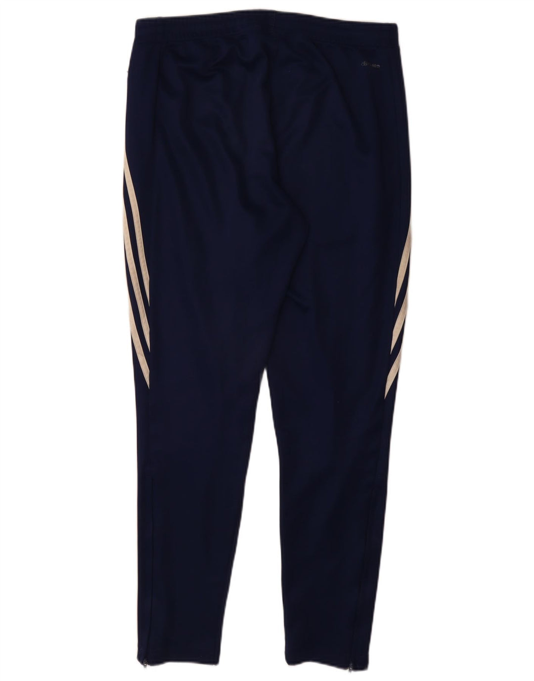 ADIDAS Mens Climalite Tracksuit Trousers Medium Navy Blue Polyester