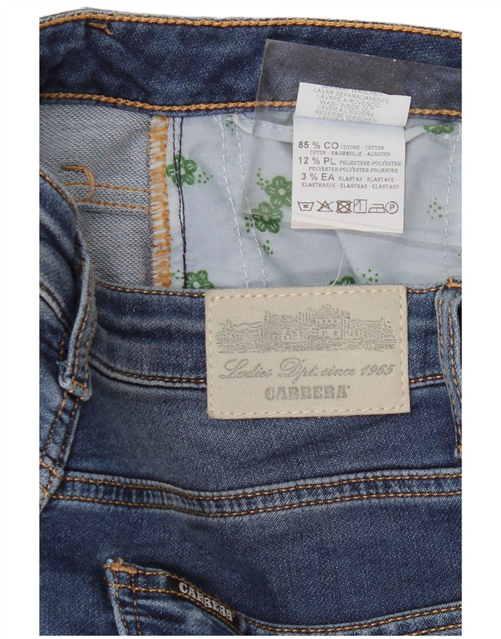 Jeans slim crop da donna Carrera W30 L25 cotone blu navy