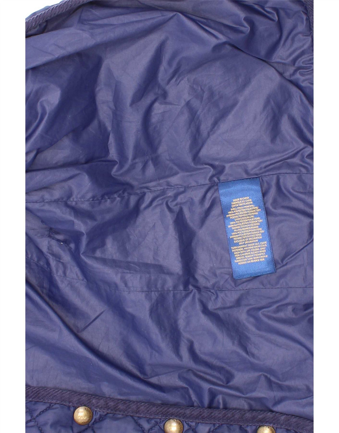 Giacca trapuntata per ragazze Polo Ralph Lauren 5-6 anni in poliestere blu navy