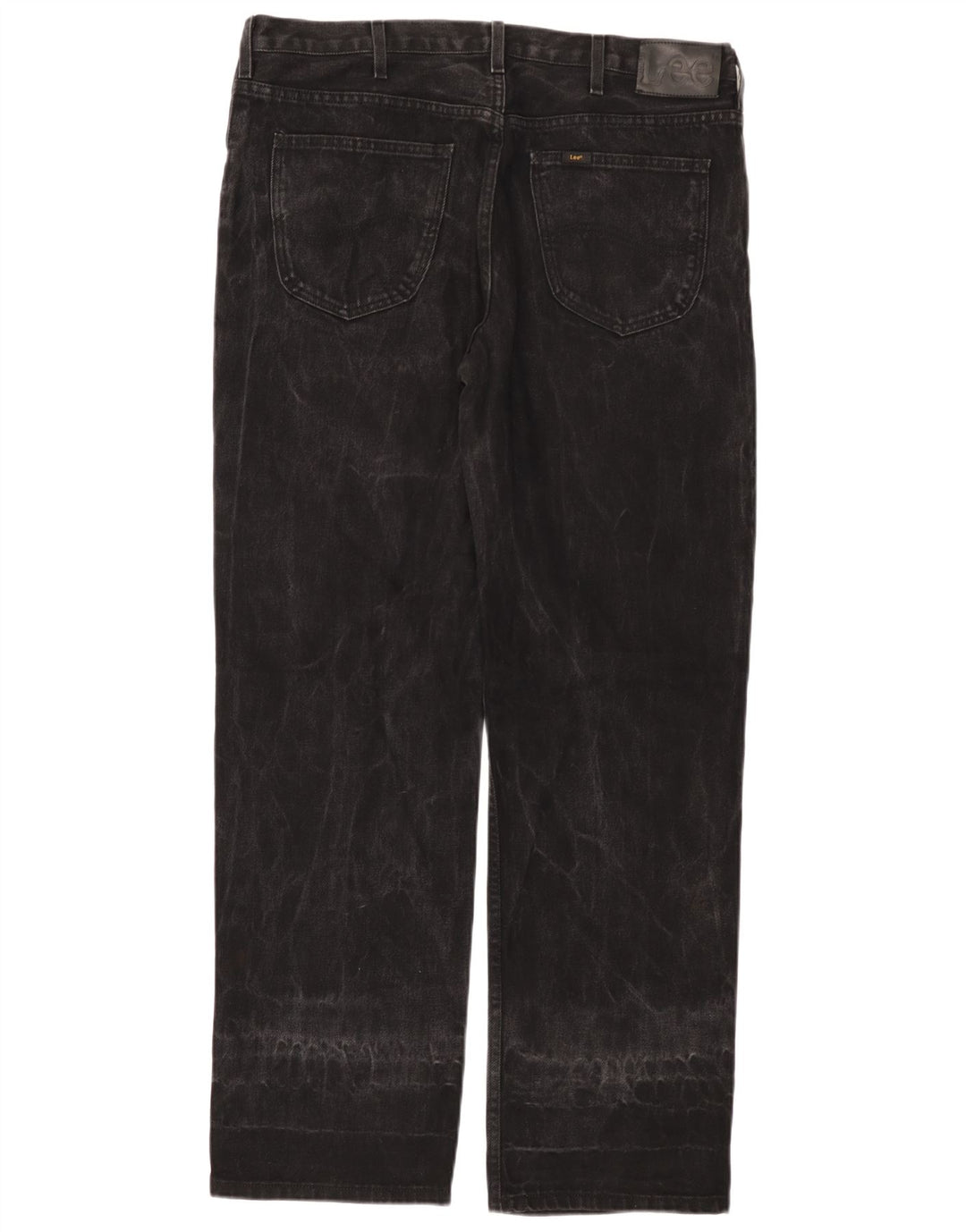 Jeans dritti comfort LEE Brooklyn da uomo W38 L32 cotone nero