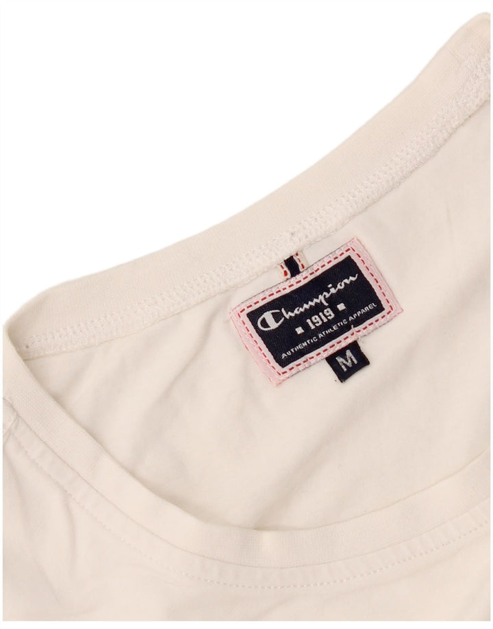 T-shirt grafica da donna Champion Top UK 12 Medium White