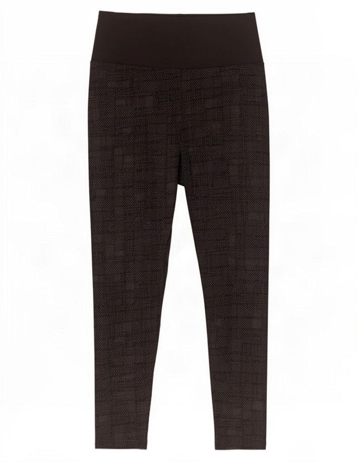 Leggings da donna Marks & Spencer UK 10 Small Viscosa geometrica nera