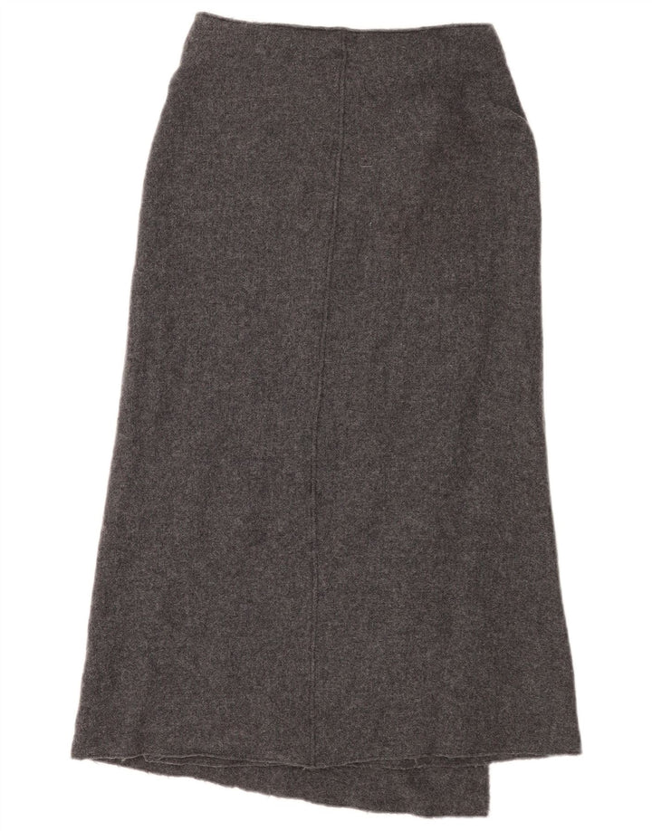 Gonna a portafoglio in maglia da donna Massimo Dutti XS W25 Lana grigia