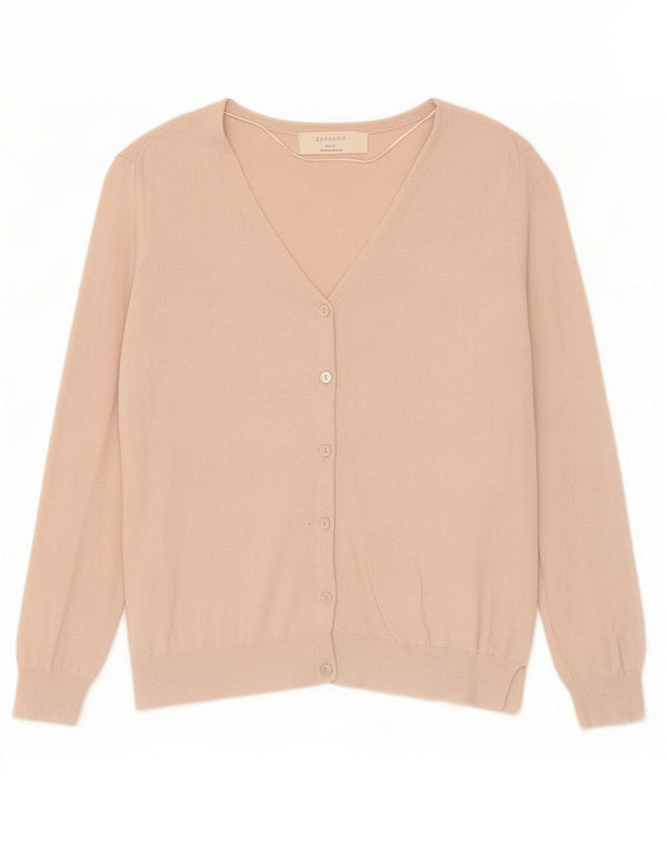 Maglione cardigan da donna Zara UK 12 Beige medio