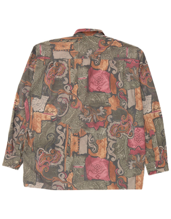 Angelo Litrico Mens Shirt Size 41/42 16/16 1/2 Large Multicoloured Paisley