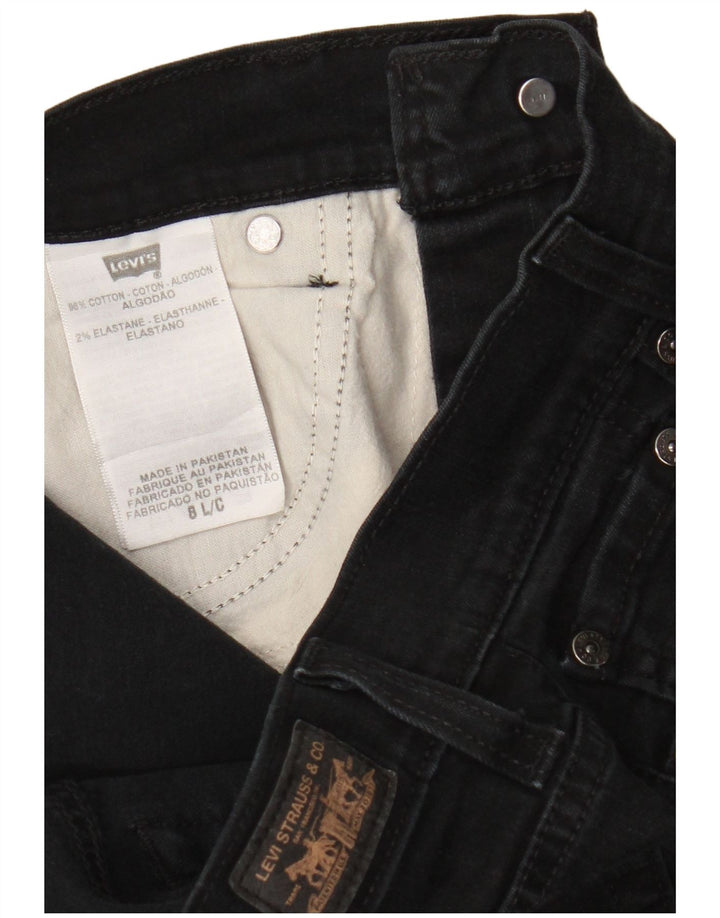 Jeans Levi's 512 Bootcut da donna US 8 medio W28 L33 neri
