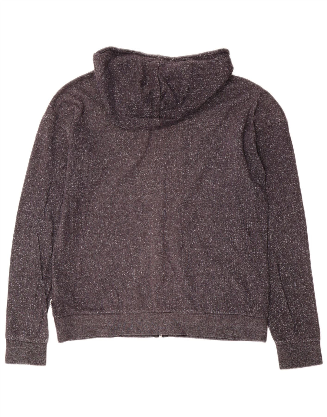 Maglione con cappuccio e zip da uomo Vans piccolo in cotone chiazzato grigio