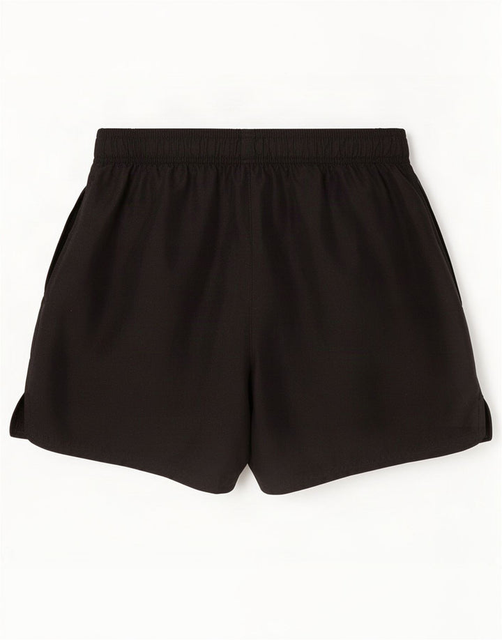 Pantaloncini sportivi Nike da uomo medio nero in poliestere