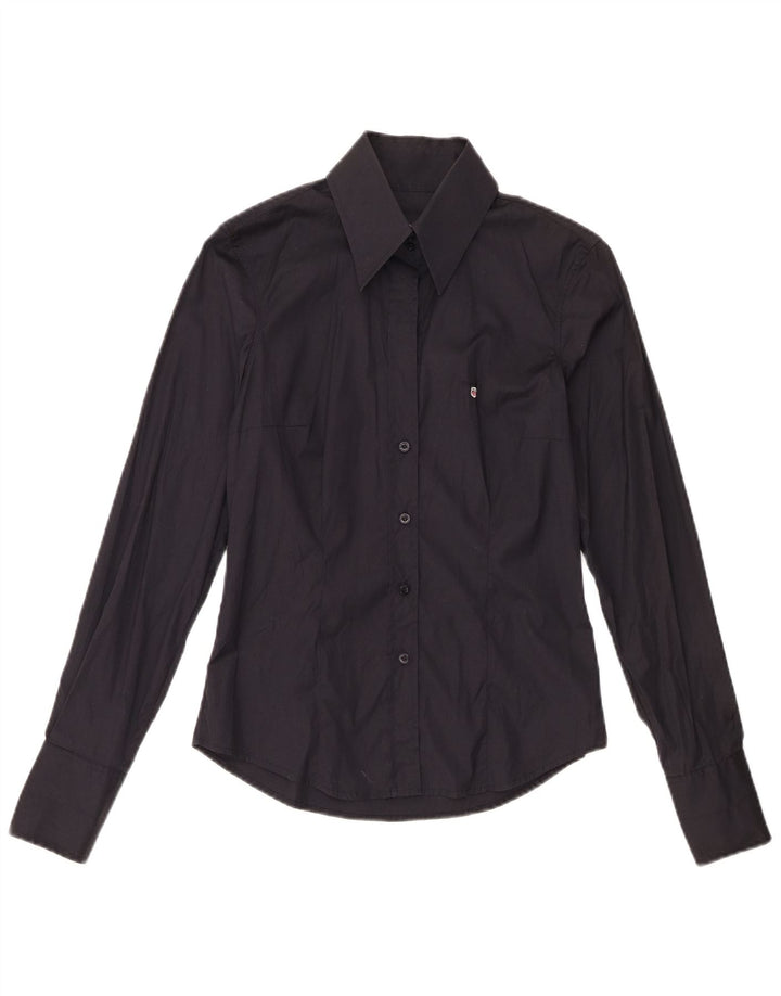 Camicia da donna Gant UK 8 Small in cotone blu navy