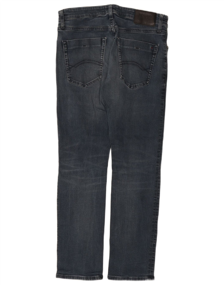 Jeans slim da uomo Tommy Hilfiger W33 L30 cotone blu