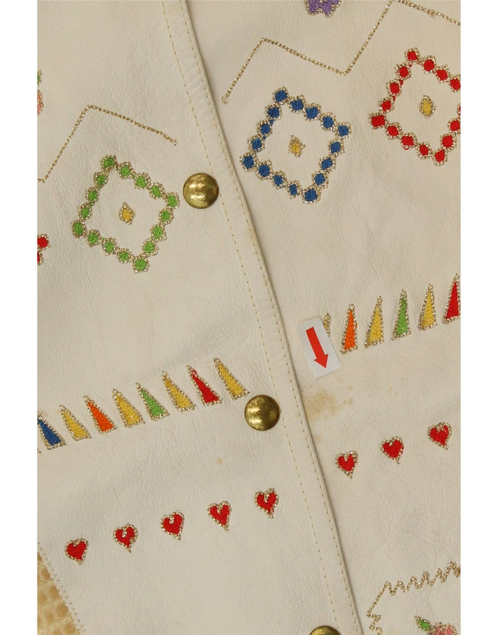 VINTAGE Womens Cardigan Sweater IT 44 Medium Yellow Argyle/Diamond Vintage Vintage and Second-Hand Vintage from Messina Hembry 