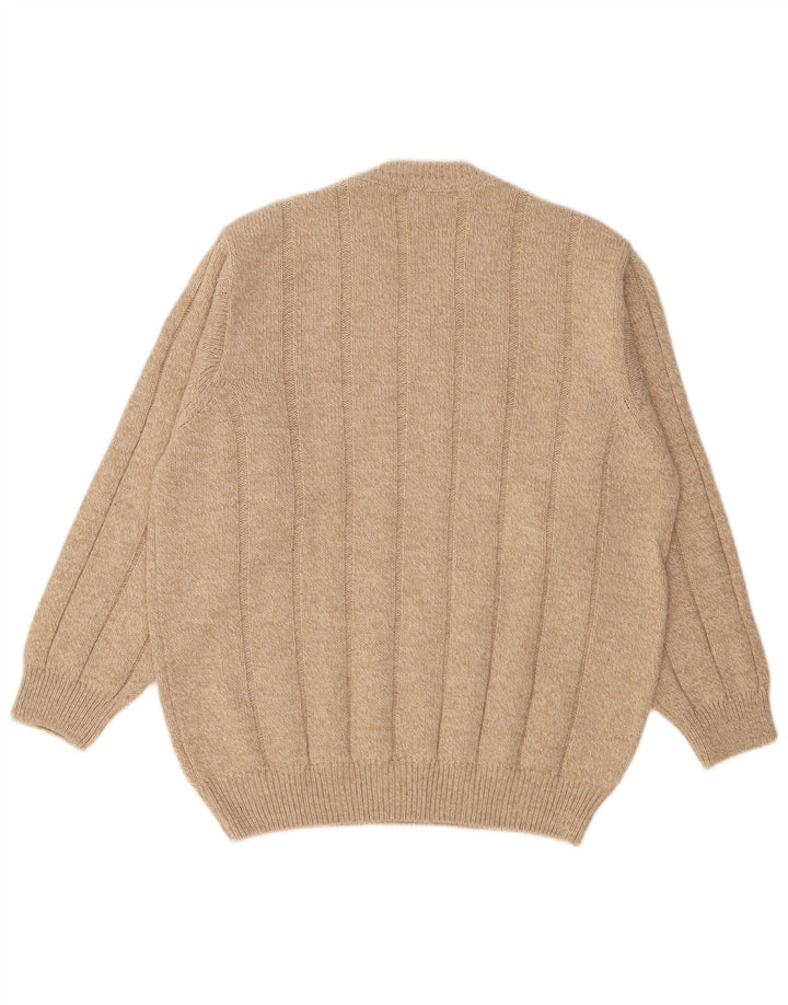 Gioferrari Maglia Uomo Scollo V IT 54 XL Beige Lana