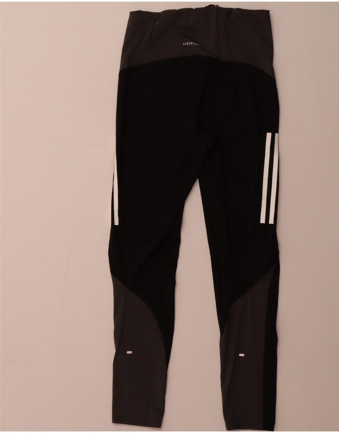 Leggings ADIDAS Aeroready da donna UK 8/10 Small Black Colourblock