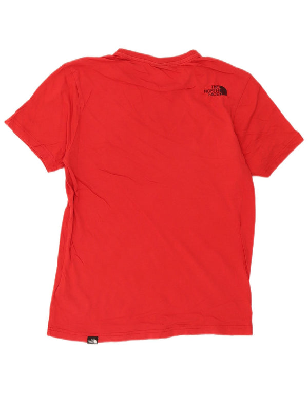 T-shirt grafica da uomo The North Face Top Small in cotone rosso