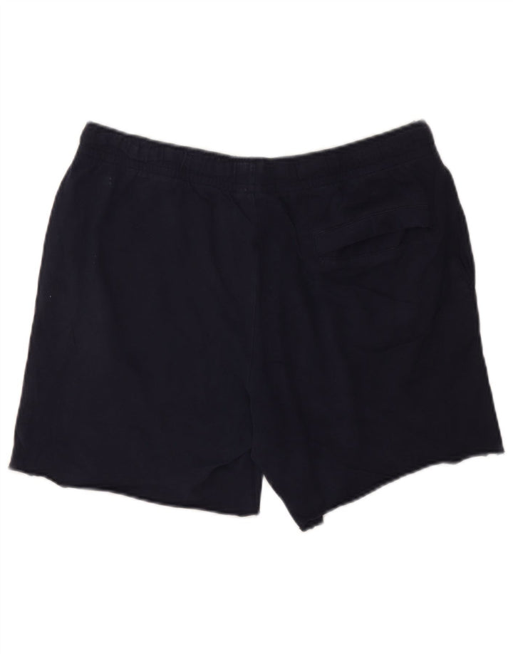 Pantaloncini sportivi da uomo Nike Large in cotone blu navy