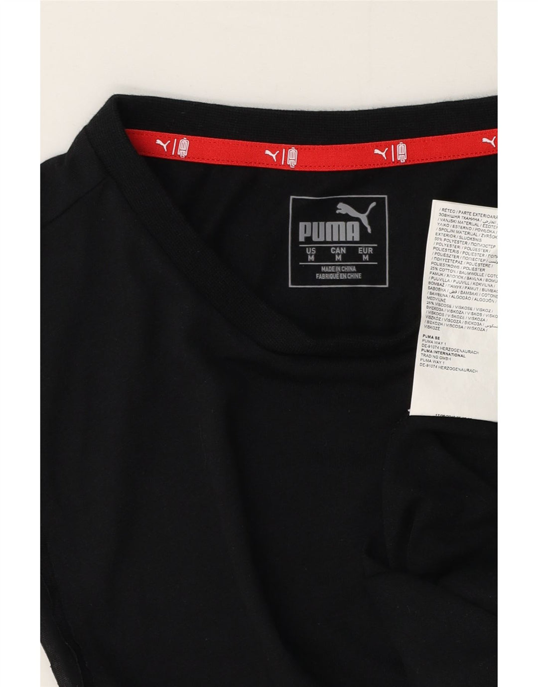 Canotta da uomo Puma media cotone nero