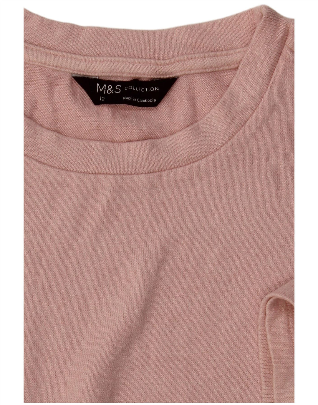 Maglietta da donna Marks & Spencer Top UK 12 Rosa medio