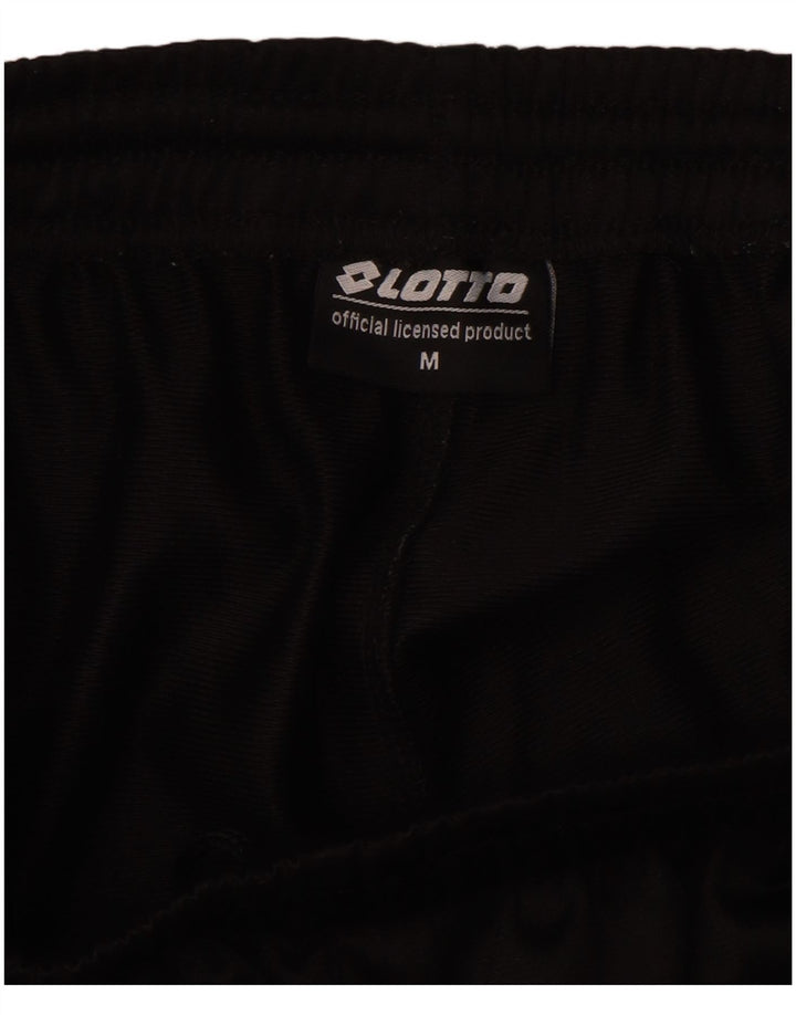 Pantaloni da tuta da uomo Lotto Joggers medio poliestere nero