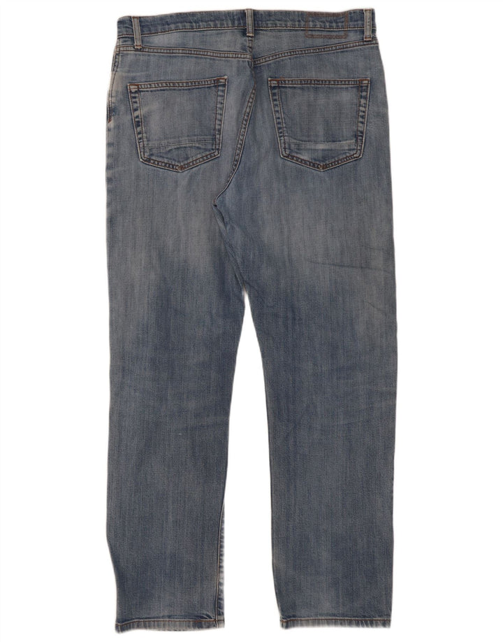 Jeans affusolati da uomo Marks & Spencer W34 L31 cotone blu
