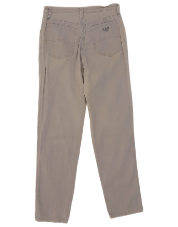 Pantaloni casual slim da donna Armani W26 L27 Grigi