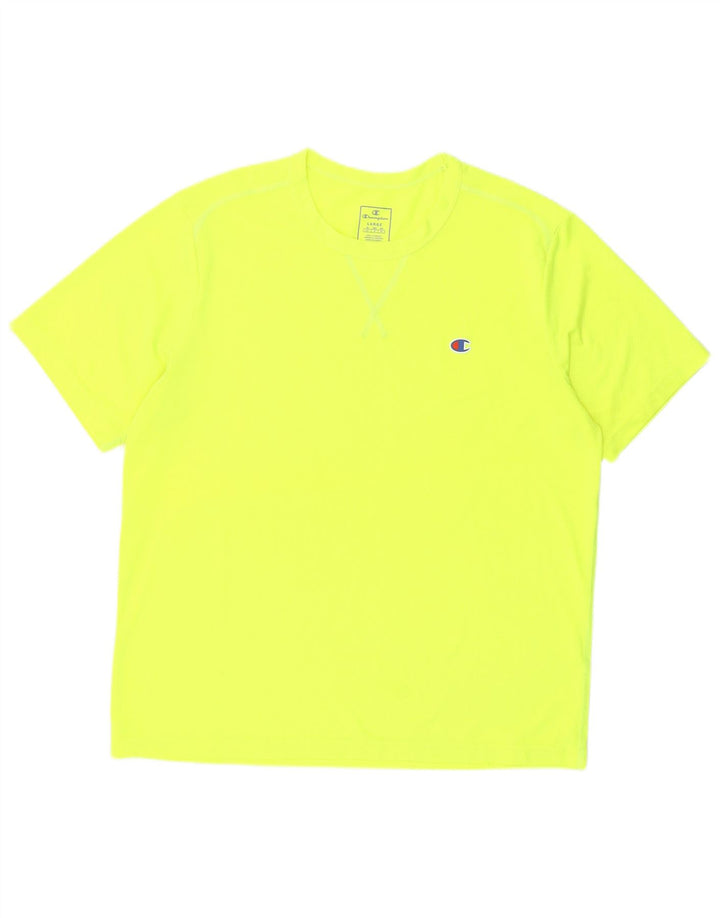 T-shirt da uomo Champion Top grande gialla