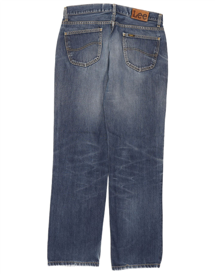 Jeans dritti regolari da uomo Lee W36 L34 cotone blu