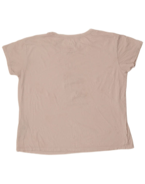T-shirt grafica da donna Armani Top UK 18 XL cotone bianco