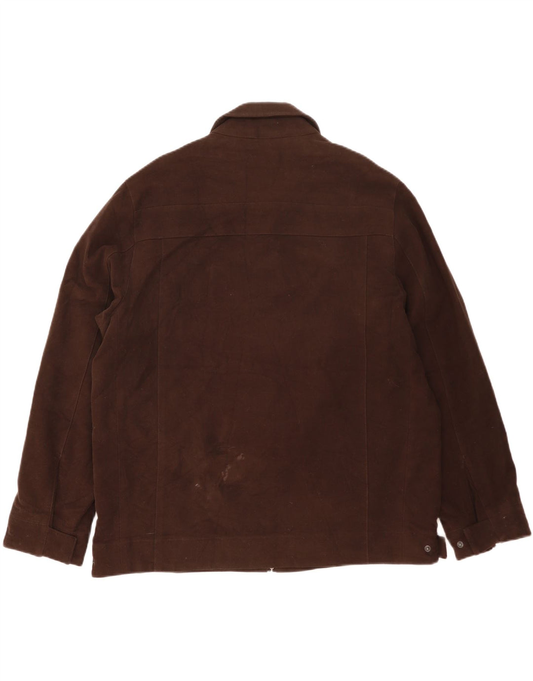 Giubbotto bomber autografo da uomo Marks & Spencer UK 42 XL cotone marrone
