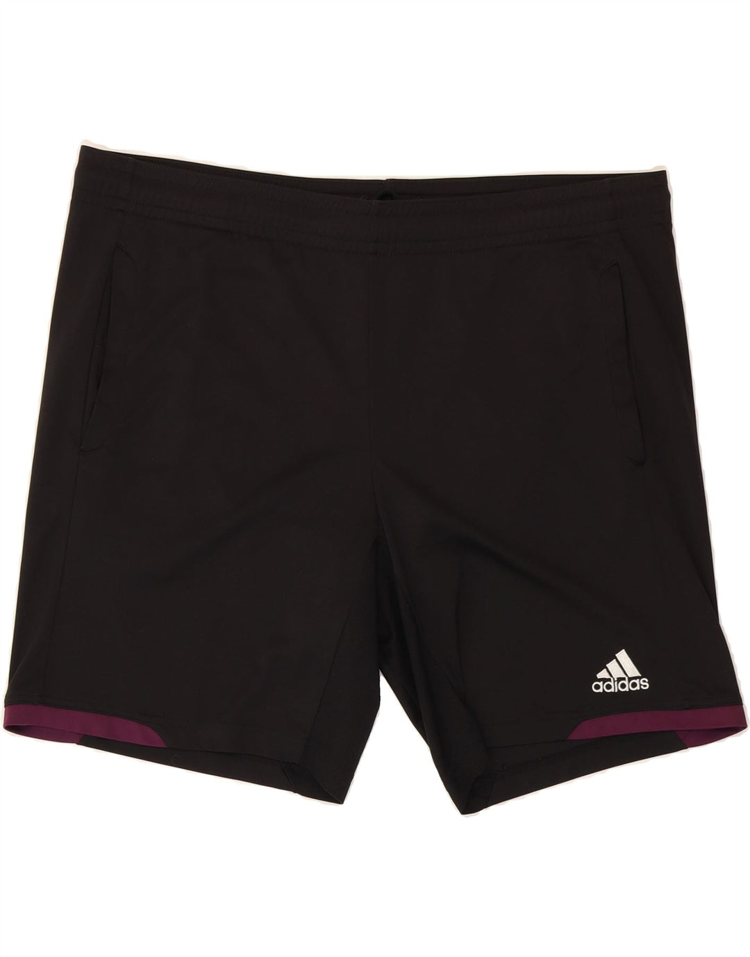 ADIDAS Mens Climalite Sport Shorts 2XL Black Polyester Vintage Adidas and Second-Hand Adidas from Messina Hembry 