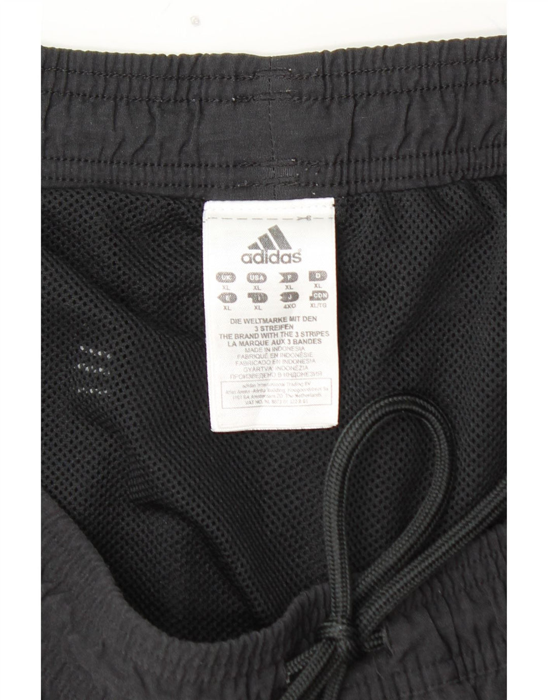Pantaloncini sportivi ADIDAS da uomo XL neri in poliammide