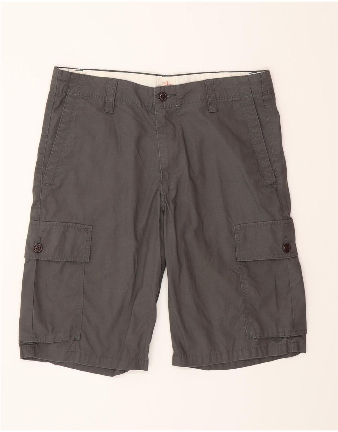 Pantaloncini cargo da uomo Dockers W32 in cotone grigio medio