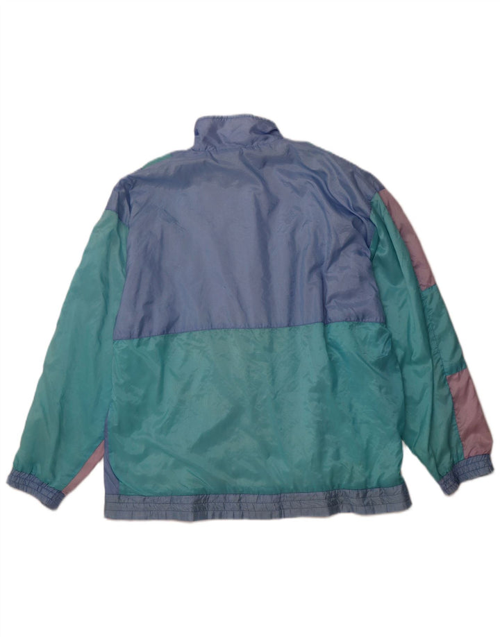 Giacca da tuta da uomo VINTAGE XL blu color block