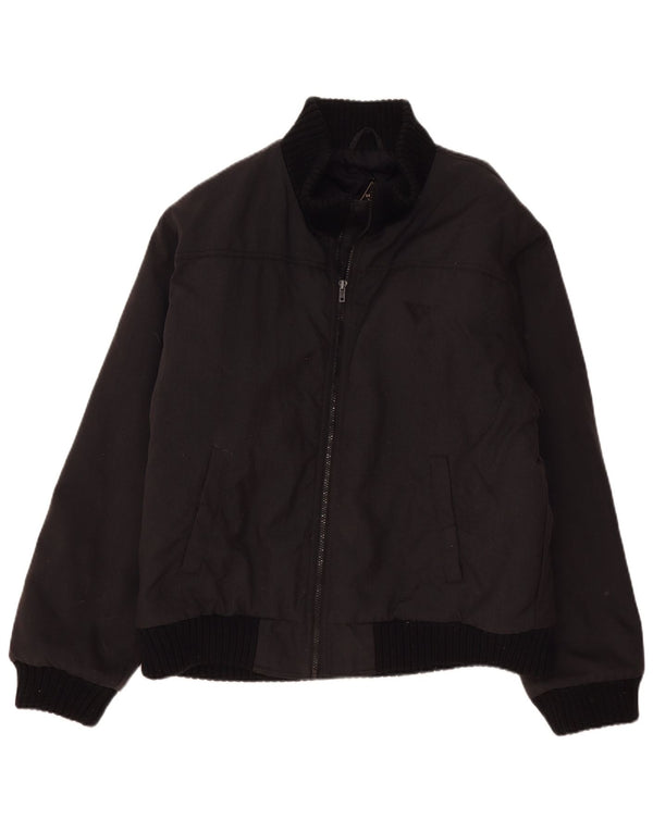 Giacca imbottita da uomo Meltin' Pot UK 42 XL nera in poliammide