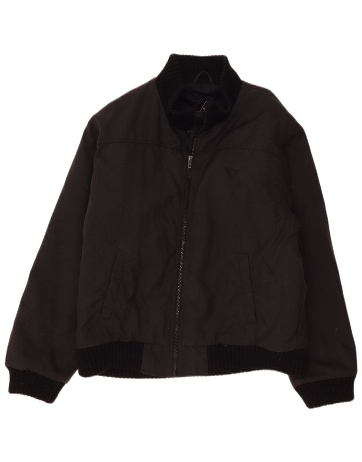 Giacca imbottita da uomo Meltin' Pot UK 42 XL nera in poliammide