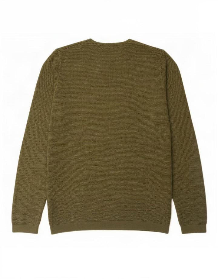 Maglione maglione girocollo da uomo Zara piccolo color kaki