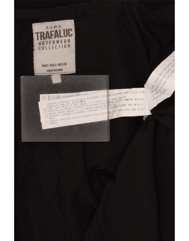 Soprabito Zara da donna UK 10 piccolo in lana nera
